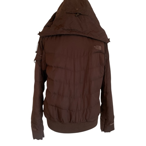 FLASH SALE! The North Face Women's Brown Recco 600 w/faux Fur Hood, Small - Picture 7 of 10
